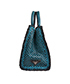 Madras Woven Tote Bag, side view